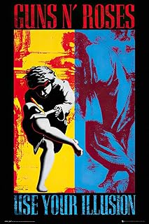 Poster stop online guns n' roses - affiche/impression musicale (utilisez votre illusion i & ii) (taille 24" x 36"). Un océan de bonnes affaires sur Diaytar Sénégal