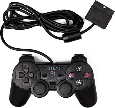 Contrôleur analogique filaire ostent, joystick, pad pour sony playstation ps2 ps1 ps one