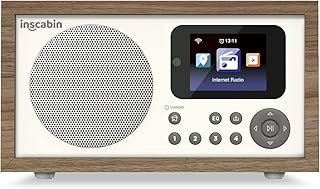 Radio internet inskabin d2 avec bluetooth, spotify connect, double alarme, contrôle par application