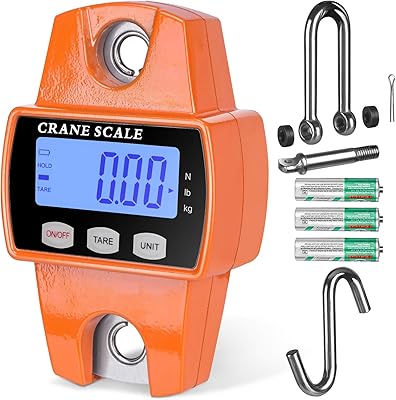 Balance numérique suspendue rometech, 299 kg avec boîtier en aluminium moulé sous pression