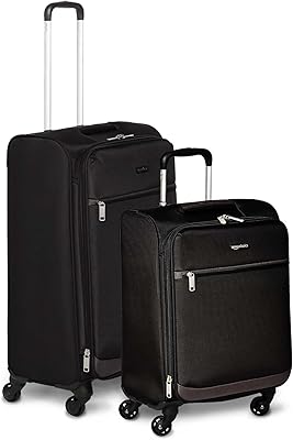 Bagage latéral souple portable amazonbasics avec roulettes