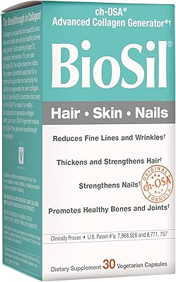 Capsules génératrices de collagène natural factors pour cheveux, peau et ongles (30 pièces)