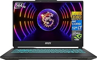 Ordinateur portable de jeu hd msi gf75 17,3 pouces, intel core i5-10300h 2,6