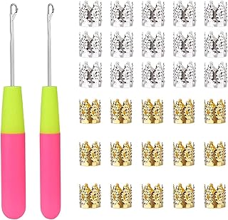 Castowave 2 pièces crochet de verrouillage et aiguille à crochet + 30 pièces