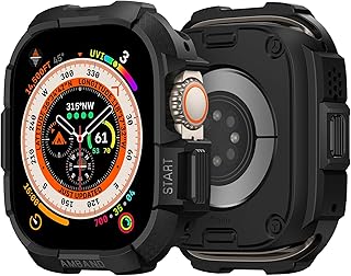 Boîtier robuste m band avec bracelet compatible avec apple watch series 8/7 45