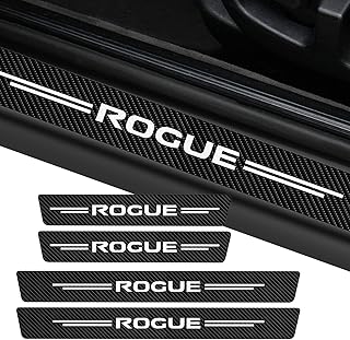 4 pièces nissan rogue protecteur de seuil de porte de voiture autocollant