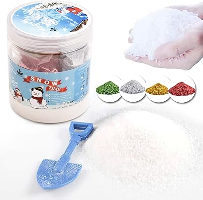 Poudre de neige artificielle instantanée iinolway pour cloud slime, produit 5 gallons