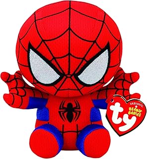 Peluche ty spiderman pour garçons - rouge/bleu, régulier