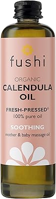 Huile de calendula biologique fushi 100 ml | fraîchement pressée et triple