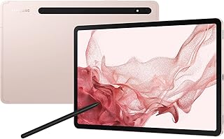 Tablette android samsung galaxy tab s8 11 pouces, lte 128 go, rose
