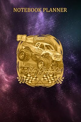 Planificateur de carnet summit racing bigfoot avec camion blanc : planificateur, budget domestique