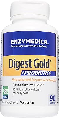 Enzymedica digest gold + probiotique, 90 gélules