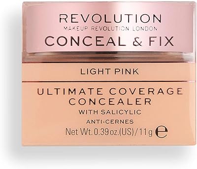 Makeup revolution conceal & fix correcteur haute couvrance rose clair 11