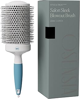 Brosse à cheveux ronde extra large en céramique pour un coiffage précis