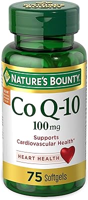 Nature's bounty coq10 soutient la santé cardiaque complément alimentaire 100 mg