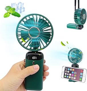 Mini ventilateur portatif avec fenêtre silencieuse à piles rechargeable par usb de 5