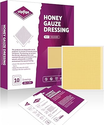 Bandages de soin des plaies en gaze de miel viplg avec manuka
