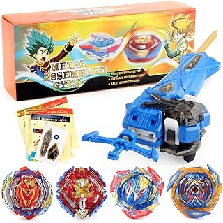 Jimmy bey battle top blade set 4 têtes rotatives et 1 poignée