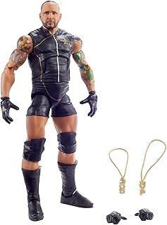 Figurine wwe mattel elite 90 mvp series, taille 6", cadeau à collectionner
