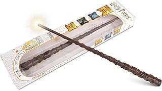 Wow staff 14" hermione granger lightstick, baguette de collection officielle harry potter, filles