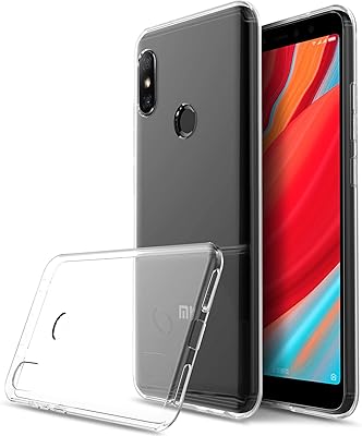 Coque arrière en silicone souple kugi pour xiaomi redmi s2, transparente