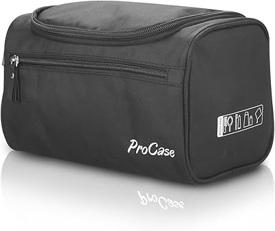 Trousse cosmétique de voyage porkes avec crochet de suspension, organiseur pour accessoires, shampoing