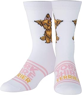 Chaussettes habillées fantaisie cool sox, femmes, animaux, chiens et chiots, l