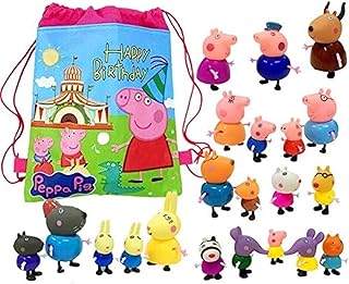 Jouets à tête souple peppa pig cartoon friends pour enfants par momo bear