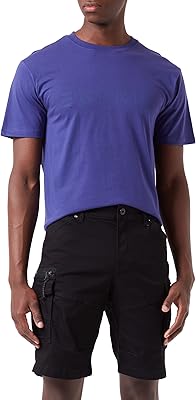 Short cargo en coton pour hommes short cargo