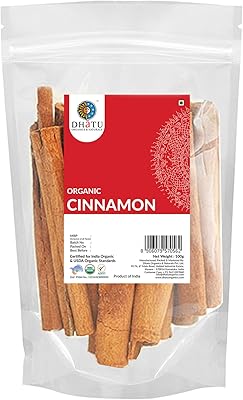 Bâton de cannelle biologique dato 100 g, parfait pour la pâtisserie, la cuisine