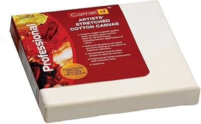 Tissu tendu avec apprêt acrylique camline taille 75 cm x 100