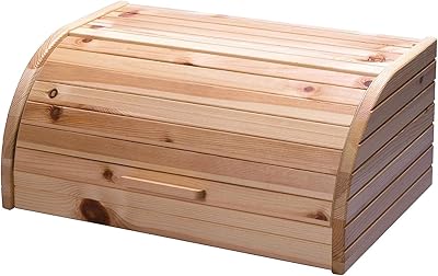 Récipient à pain, pin - bois