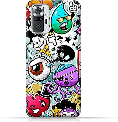 Coque de protection en tpu amc design pour xiaomi redmi note 10 pro