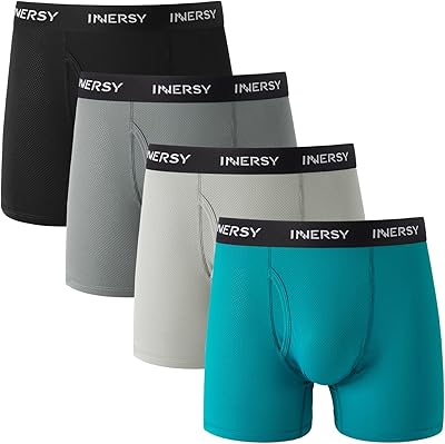 Lot de 4 sous-vêtements de sport en maille respirante pour hommes