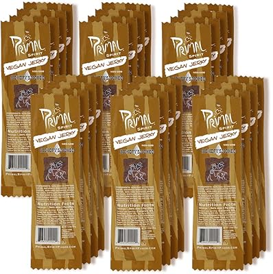 Primal strips - saveur fumée d'hickory de soja séché végétalien sans viande 1