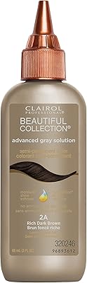 Clairol professional beautiful advanced grey solutions 2a brun foncé riche, 3 oz
