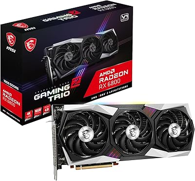 Carte de jeu msi radeon rx 6800 z treo 16g v1