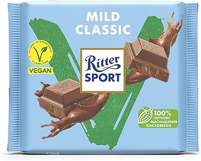 Chocolat onctueux végétalien ritter sport 100g