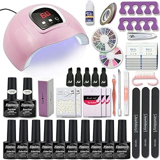 Kit de vernis à ongles gel vkonerl kit de vernis à ongles acrylique