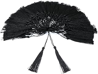 Fabaker 100 pièces 13 cm-5" frange noire frange douce et soyeuse faite à