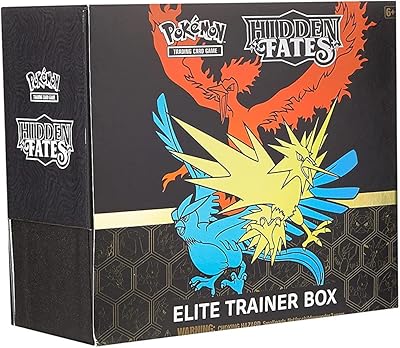 Pokemon tcg : boîte d'entraînement d'élite destinées cachées multicolore