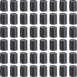 Supit 50 paires de clips de verrouillage d'étagère en fil de plastique noir