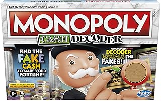 Jeu monopoly crooked cash pour les familles et les enfants âgés de 8