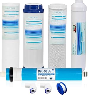 Kit de filtre de remplacement contre l'érosion inverse en 5 étapes compatible geekpure