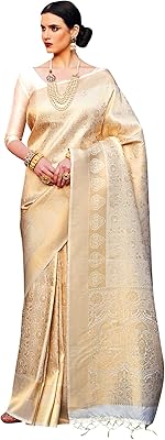 Sari en soie tissée kanjeevaram banarasi pour femme avec chemisier non cousu (kmbh1230_parent)