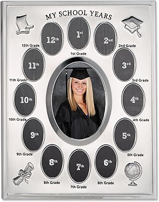 Cadre photo multiple plaqué argent lawrence frames, taille 8 x 10 de mes