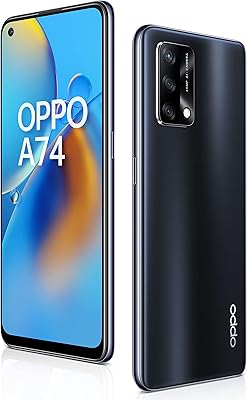 Oppo a74 smartphone double sim 128 go 6 go ram écran fhd+ 6,43