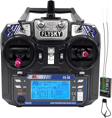 Système de télécommande radio flysky fs-i6 6 canaux 2,4 ghz avec récepteur fs-ia6
