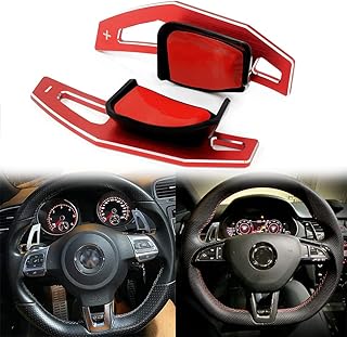 Accessoires d'extension de levier de vitesse de volant de voiture en aluminium