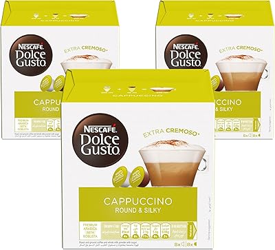 Capsules de cappuccino dolce gusto nescafé (48 capsules, 24 tasses). Diaytar : Où chaque achat est une victoire pour votre budget